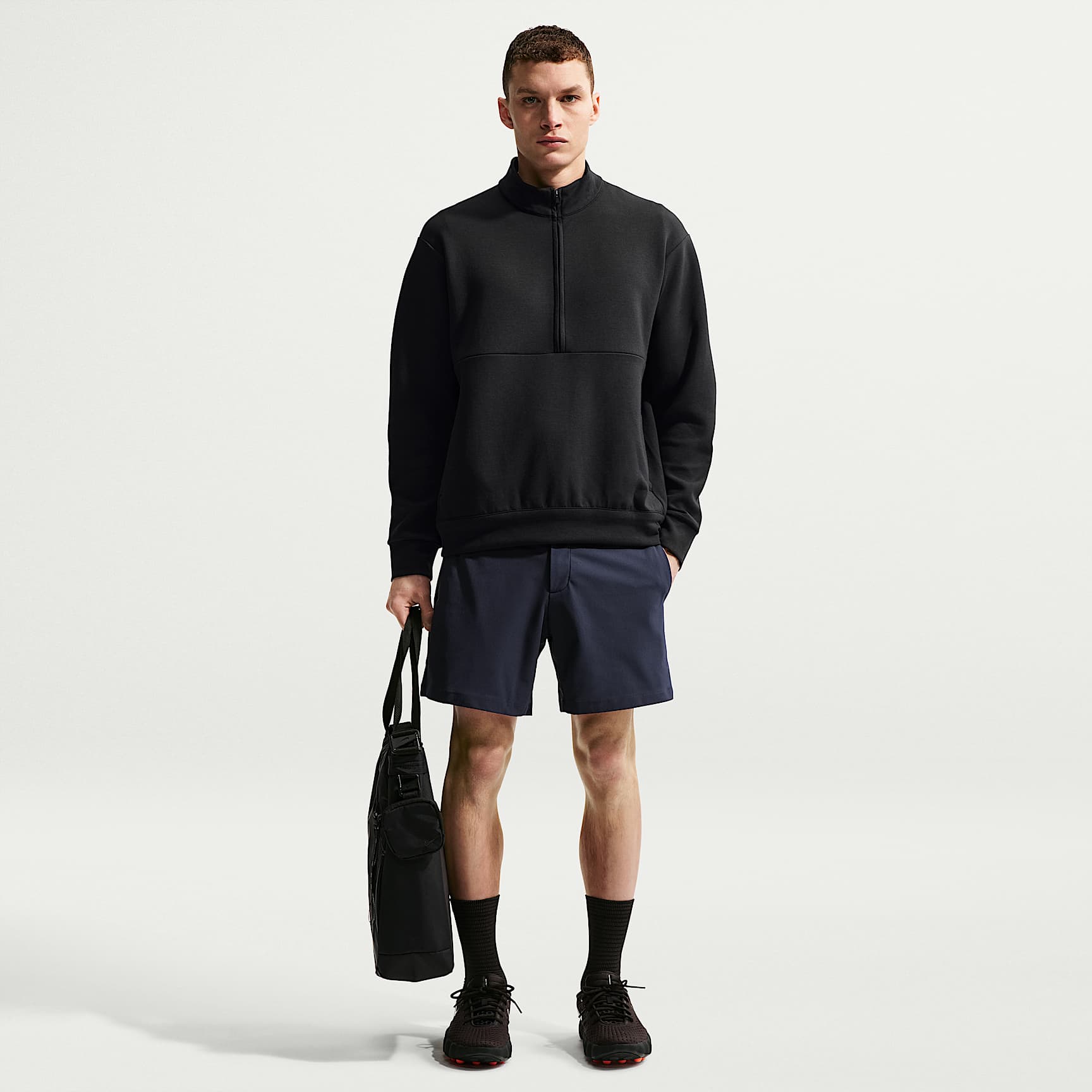 PerfectStretch 24.7 Nike ブラック セットアップ PerfectStretch 24.7 NIKE 新品 Men's Nike.com Jacket. UV Dri-FIT ウォーキング・ランニングウェア